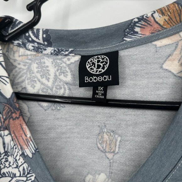 Bobeau Women's Floral‎ Blouse size 1X - Picture 2 of 6